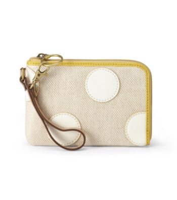 Fossil® Bone Polka Dot Key-Per Wristlet