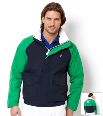 Nautica® Men's Colorblock Bomber
