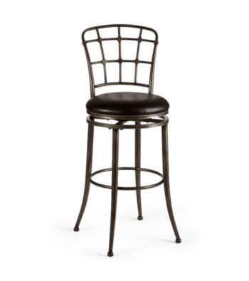 Hillsdale® Claymont Black Swivel Stool