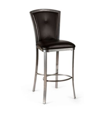 Hillsdale® Easton Silver Non-Swivel Stool