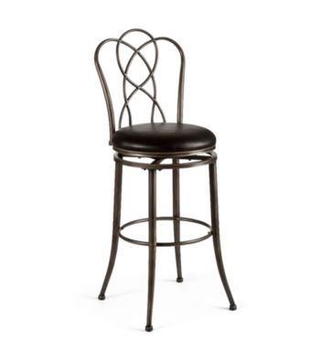 Hillsdale® Landover Black Swivel Stool