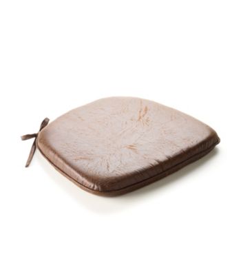 LivingQuarters Memory Foam Leather Chair Pad