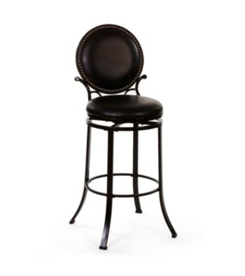 Hillsdale® Spencer Black Swivel Stool