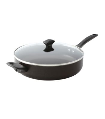 Farberware® 5-qt. Black Dishwasher Safe Nonstick Covered Jumbo Cooker