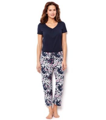 Nautica® Combo Pajama Set - Navy Coral