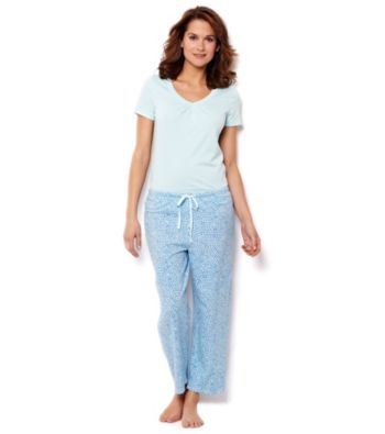 Nautica® Reef Blue Combo Pajama Set - Scallop Dot Blue