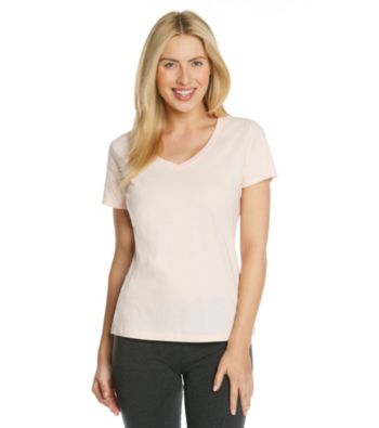 Jockey® Knit Short Sleeve Top - Light Pink