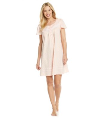 Aria® Short Knit Gown - Coral Geo