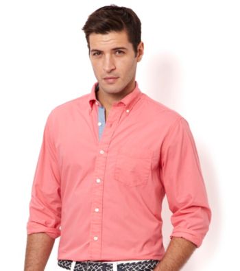 Nautica® Men's Long Sleeve Solid Woven