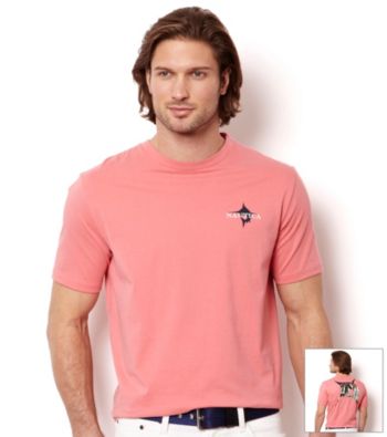 Nautica® Men's Sea Salmon Marlin Palms Graphic Tee