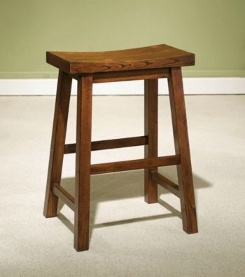 Powell® Honey Brown Wood Counter Stool