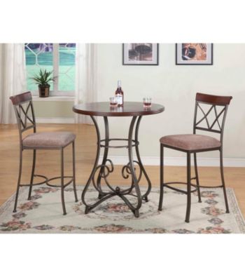 Powell® 3-pc. Hamilton Pub Table and Bar Stool Set