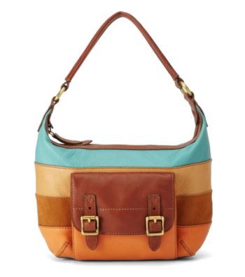 Fossil® Tate Patchwork Small Hobo
