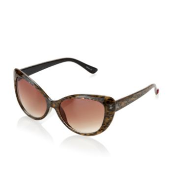Betsey Johnson® Leopard Cat Eye Sunglasses
