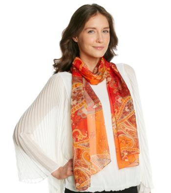 Cejon® Summer Time Paisley Scarf