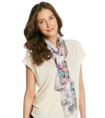 Cejon® Floral Skulls Scarf