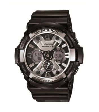 G-Shock Black Analog-Digital Watch with Resin Strap