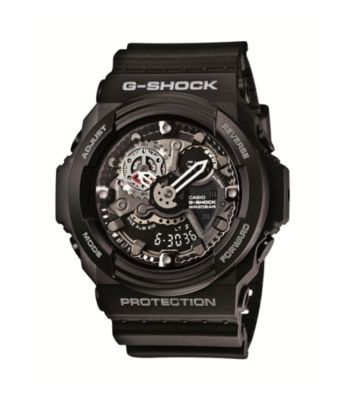 G-Shock Black Analog-Digital Watch with Resin Strap