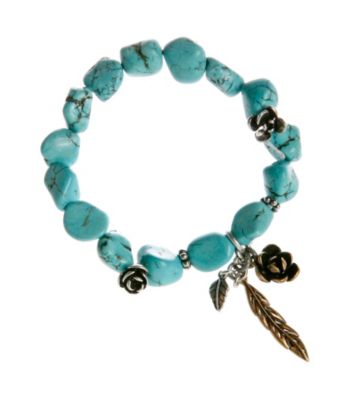 Lucky Brand® Turquoise Stretch Bracelet