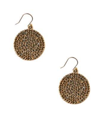 Lucky Brand® Goldtone Pave Earrings