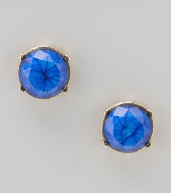 Relativity® Royal Button Earrings