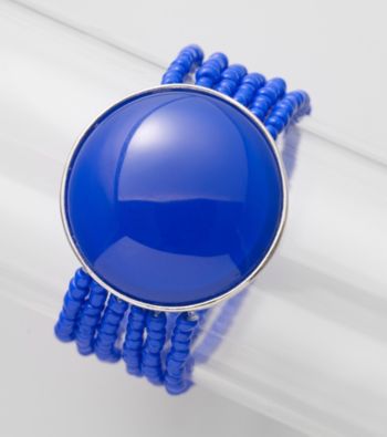 Relativity® Blue Stretch Pendant Bracelet