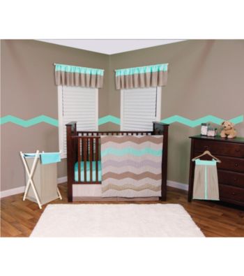 Cocoa Mint Baby Bedding Collection by Trend Lab