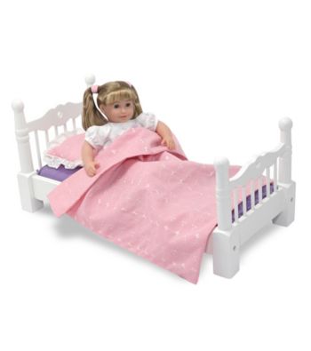 Melissa & Doug® Wooden Doll Bed