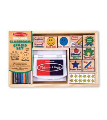 Melissa & Doug® Classroom Stamp Set