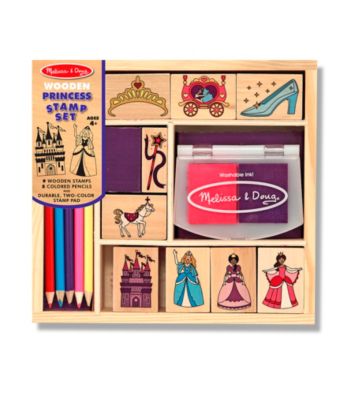 Melissa & Doug® Wooden Princess Stamp Set