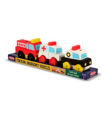 Melissa & Doug® Stacking Emergency Vehicles