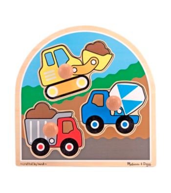 Melissa & Doug® Construction Site Jumbo Knob Puzzle