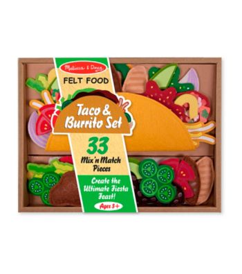 Melissa & Doug® Felt Food Taco & Burrito Set