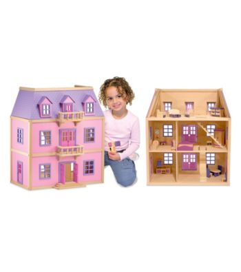 Melissa & Doug® Multi-Level Wooden Dollhouse