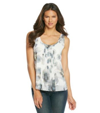 DKNY JEANS® Monet Floral Print Tank
