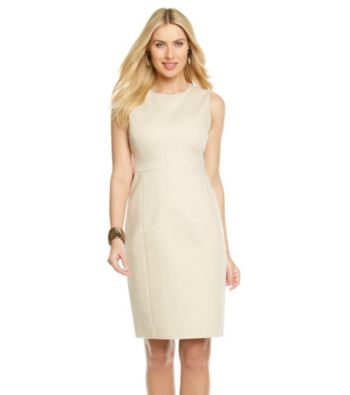 Anne Klein® Sleeveless Crewneck Seamed Dress