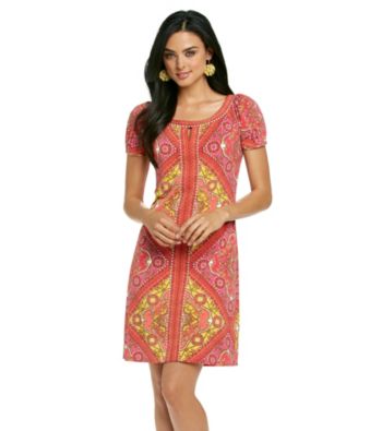 Evan-Picone® Print Shift Dress
