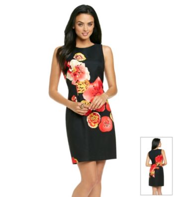 AGB® Floral Print Sheath Dress