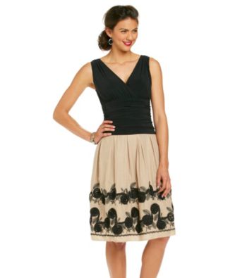 S.L. Fashions Surplice Party Dress