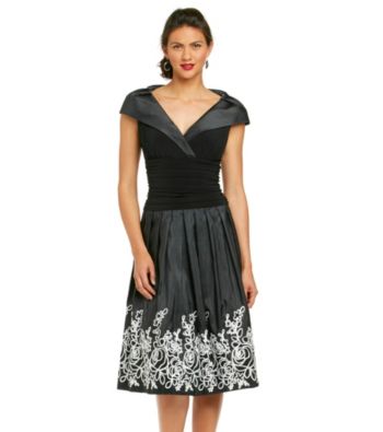 Jessica Howard® Portrait Collar Party Dress