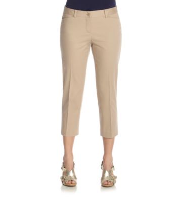 Jones New York Signature® Petites' Solid Twill Capri