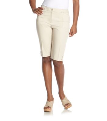 Briggs New York® Petites' Solid Twill Skimmer