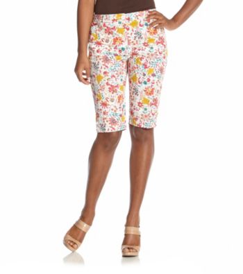 Briggs New York® Petites' Printed Twill Skimmer