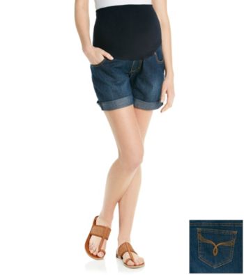 Three Seasons Maternity™ Denim Cuff Short
