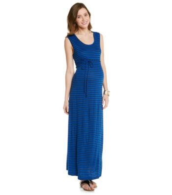 Three Seasons Maternity™ Stripe Maxi Dress