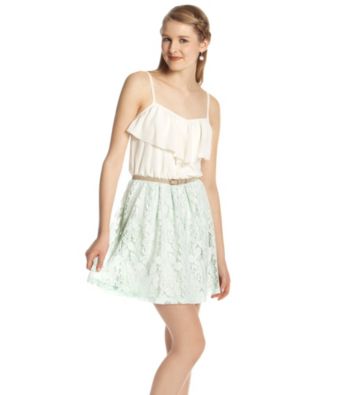 A. Byer Juniors' Spagetti Strap Lace Dress