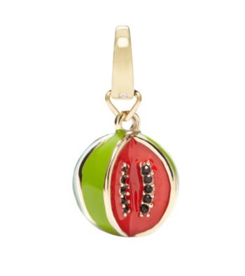 Fossil® Goldtone Watermelon Charm