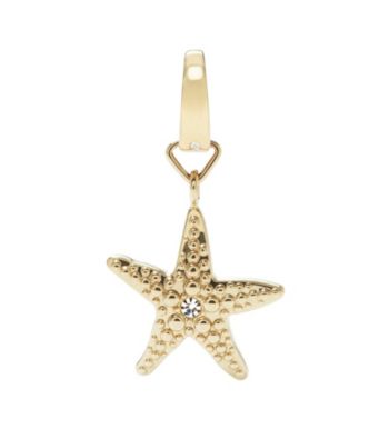 Fossil® Goldtone Star Fish Charm