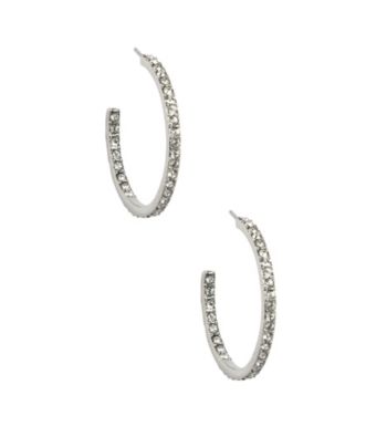 Givenchy® Crystal Hoop Earrings