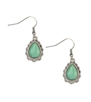 Nine West Vintage America Collection® Seafoam Green Drop Earrings
